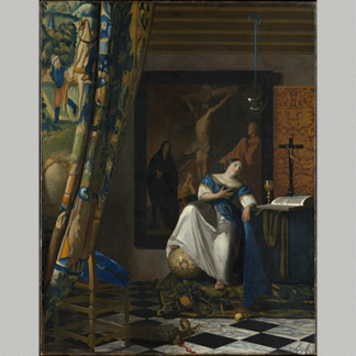 Johannes Vermeer Allegory of the Catholic Faith The Metropolitan Museum of Art