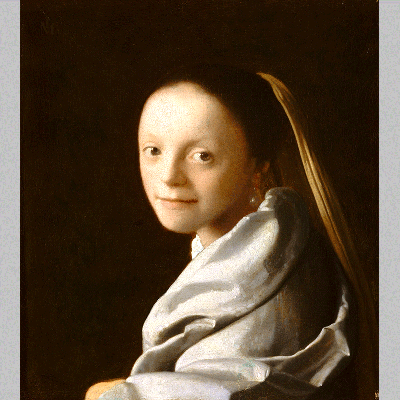 Vermeer Portrait of a Young Woman