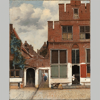 Vermeer the little street 1661 l