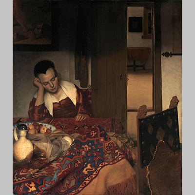 Vermeer young women sleeping