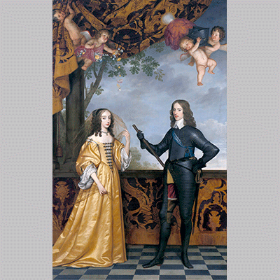 Gerhardt van Honthorst Willem II prince of Orange and Maria Stuart 1647