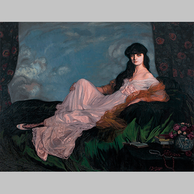 Ignacio Zuloaga Countess Mathieu de Noailles 1913