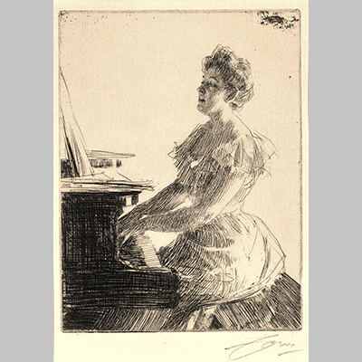 Anders Zorn At the Piano