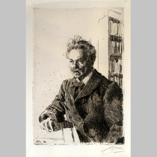 Anders Zorn August Strindberg