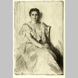 Anders Zorn Mrs . Grover Cleveland I