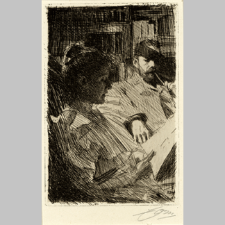 Anders Zorn Reading Matter