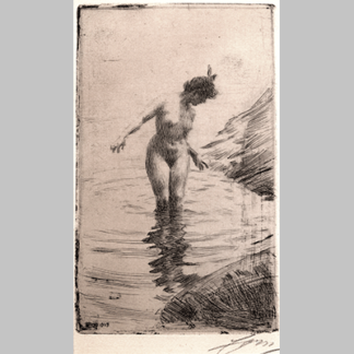 Anders Zorn Rings on the Water