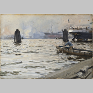 Anders Zorn The Port of Hamburg 1891