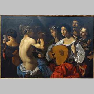 Pietro Paolini, - Bacchic Concert