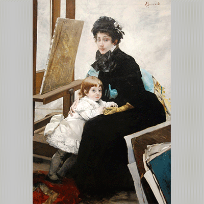 Besnard Madeleine Lerolle and Her Daughter Yvonne