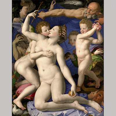 Bronzino an allegory with venus and cupid 1545