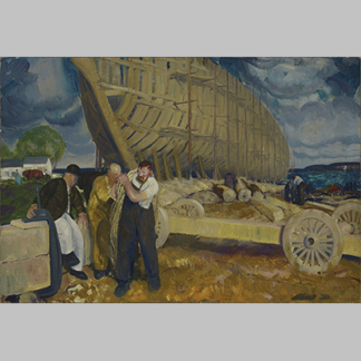 Builders of Ships by George Bellows 1916