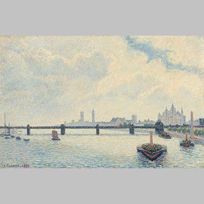 Camille-Pissarro---charing cross bridge, london