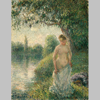 Camille Pissarro the bather