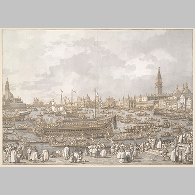 Canaletto Doge of Venice Departing for the Lido