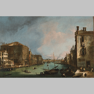 Canaletto The Grand Canal in Venice with the Palazzo Corner CaGrande