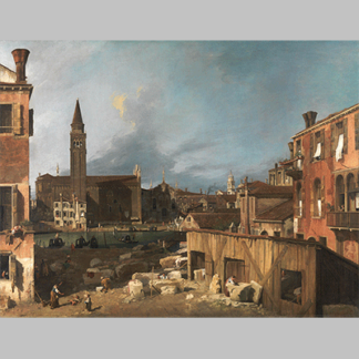 Canaletto The Stonemason's Yard