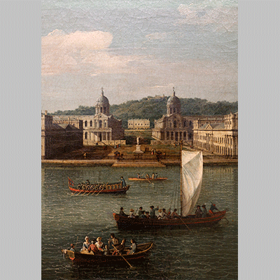 Canaletto veduta di greenwich dal fiume 1750 52 ca. 02