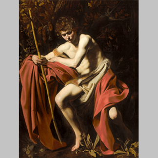 Caravaggio - Saint John the Baptist in the Wilderness