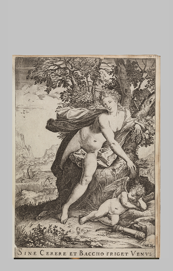 Carracci Sine Cerere et Baccho Friget Venus