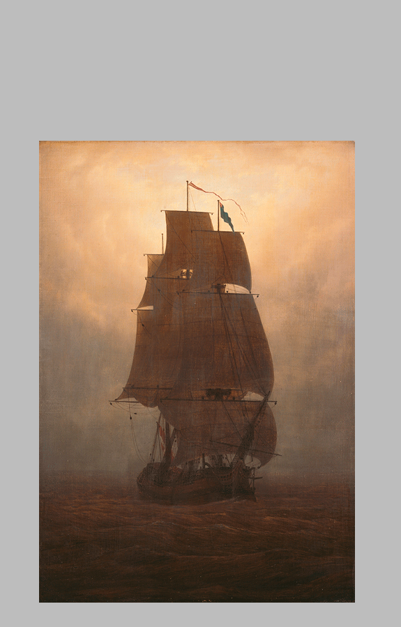 Caspar David Friedrich Segelschiff 1