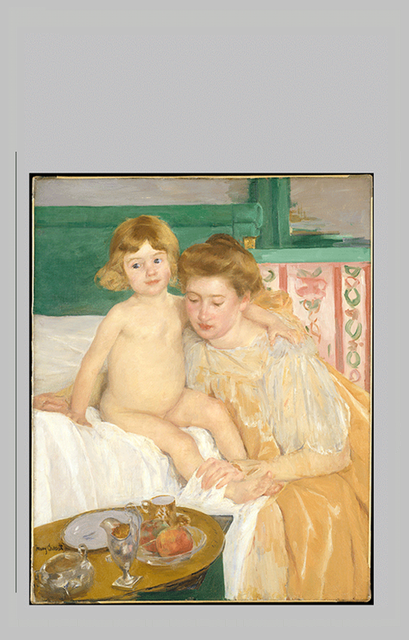 Cassatt---Mother-and-Child-Baby-Getting-Up-from-His-Nap