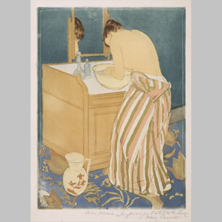 Cassatt Woman Bathing La Toilette