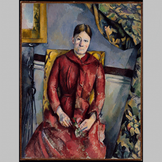 Cezanne Madame Cezanne in a Red Dress