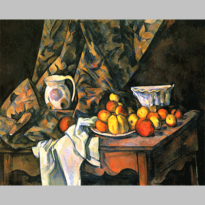 Cezanne Stilleben mit Äpfeln und Pfirsichen icon