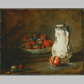 Chardin A Bowl of Plums