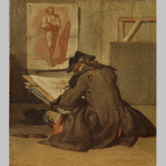 Chardin Young Student Drawing