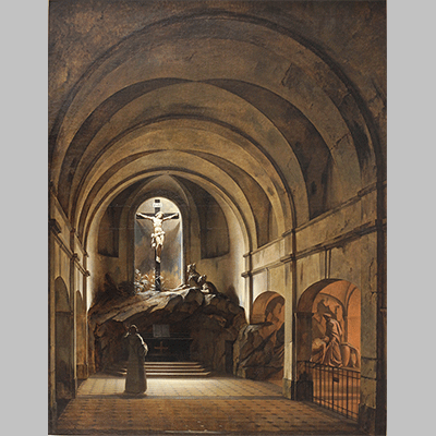 Charles Marie Bouton Chapelle du Calvaire dans l eglise Saint Roch