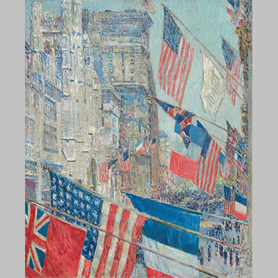 Childe Hassam allies day may 1917