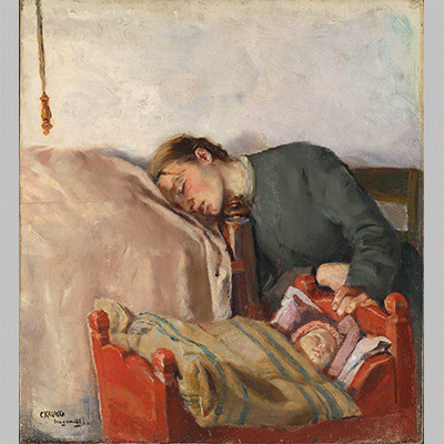 Christian Krohg Mother and Child