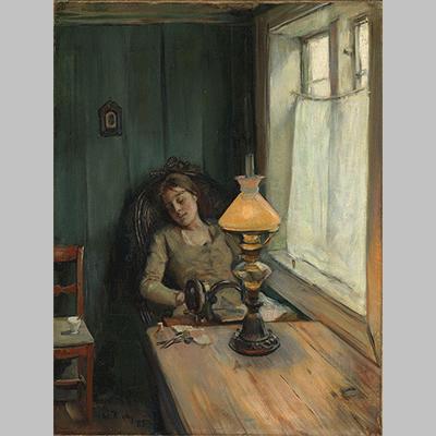 Christian Krohg Tired 1885