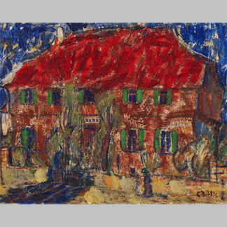 Christian Rohlfs House with a Red Roof