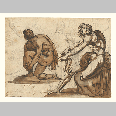 Theodor Gericault - Classical Statuary (c1815)