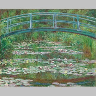 Claude Monet the japanese footbridge