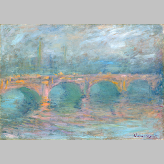 Claude-Monet-waterloo bridge, london, at sunset