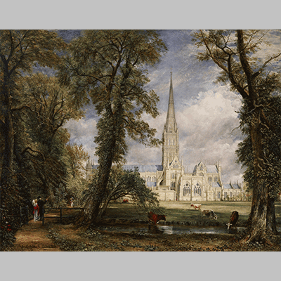 Constable Salisbury - Cathedral from the Bishop's Grounds (c1825)