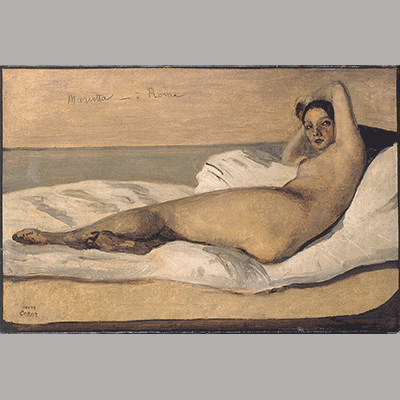 Corot Marietta, or Roman Odalisque