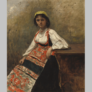 Corot italian Girl