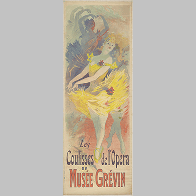 Coulisses de l opera au Musee Grevin, Jules Cheret, 1891