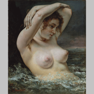 Courbet Femme a la vague