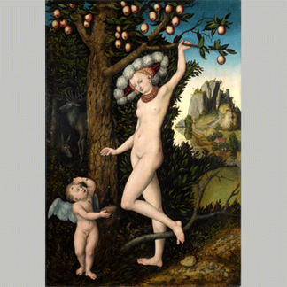 Cranach d.A. Amor beklagt sich bei Venus