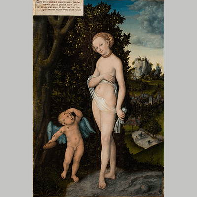 Cranach the Elder Venus with Cupid Stealing Honey 1