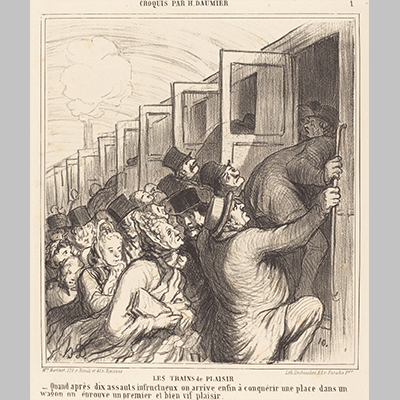 Daumier Les Trains de Plaisir