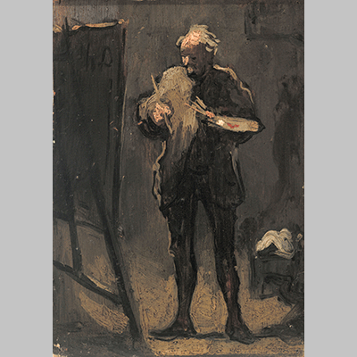 Daumier The Painter in Front of His Painting 1
