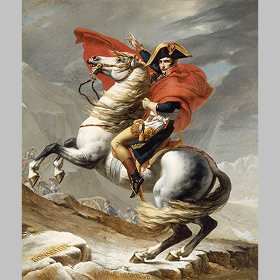 David - Napoleon Crossing the Alps