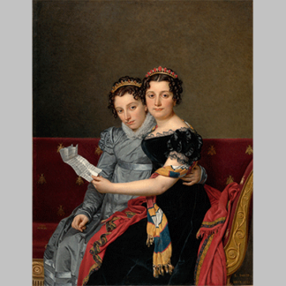 David The Sisters Zenaide and Charlotte Bonaparte